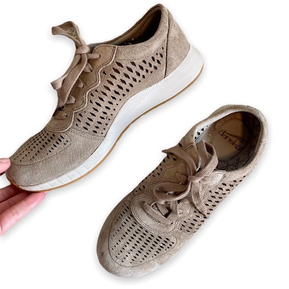 Dansko Shoes - Women’s Dansko Charlie Fashion Suede Leather Sneakers